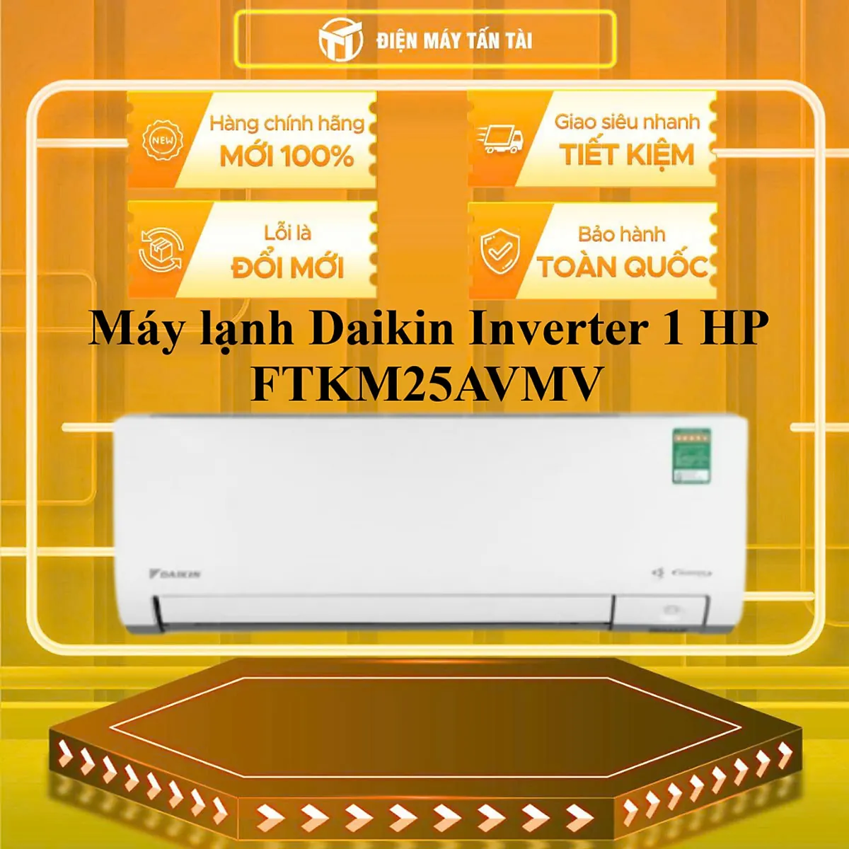 FTKM25AVMV - Máy lạnh Daikin Inverter 1 HP FTKM25AVMV - HÀNG CHÍNH HÃNG - GIAO HCM