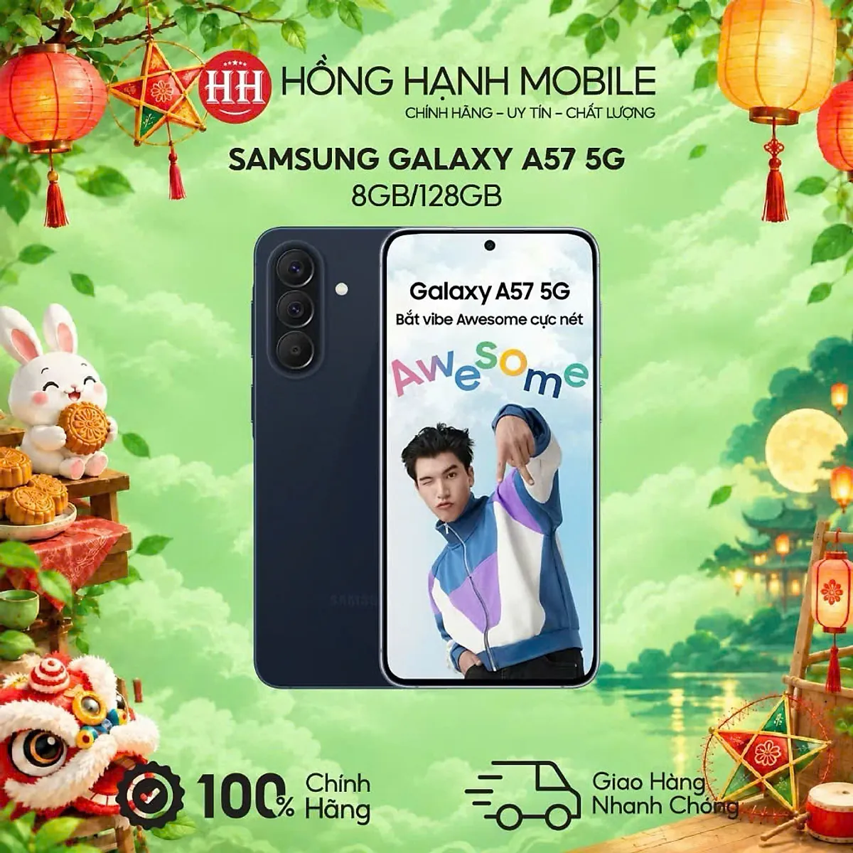 Điện Thoại Samsung Galaxy A57 5G 8GB/128GB - Hàng Chính Hãng