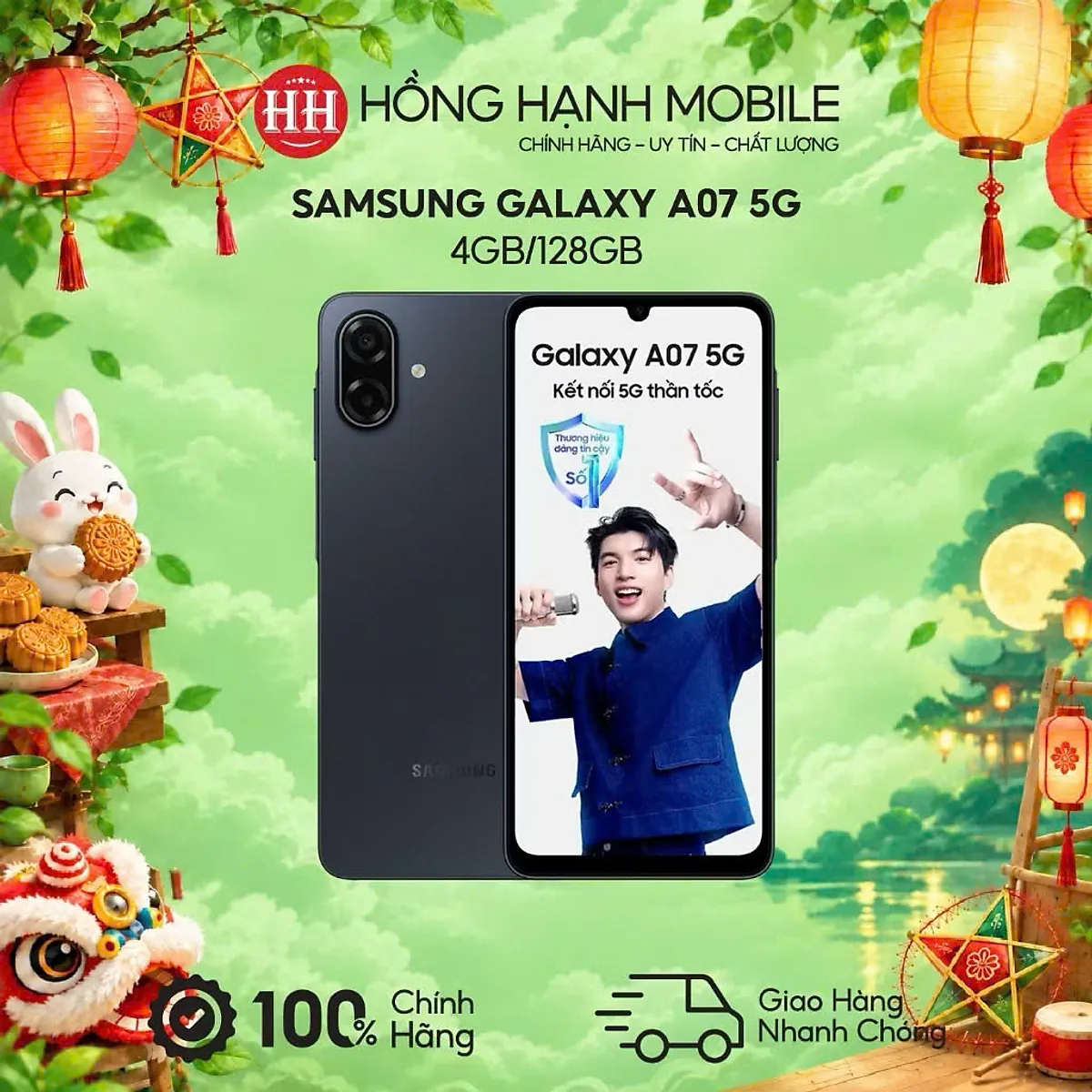 Điện Thoại Samsung Galaxy A07 5G 4GB/128GB - Hàng Chính Hãng