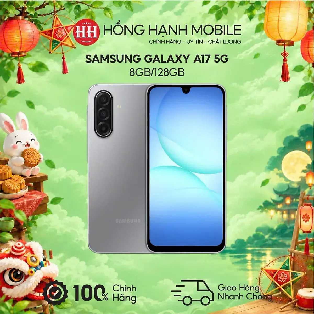 [BH 18 Tháng] Điện Thoại Samsung Galaxy A17 5G 8GB/128GB - Hàng Chính Hãng