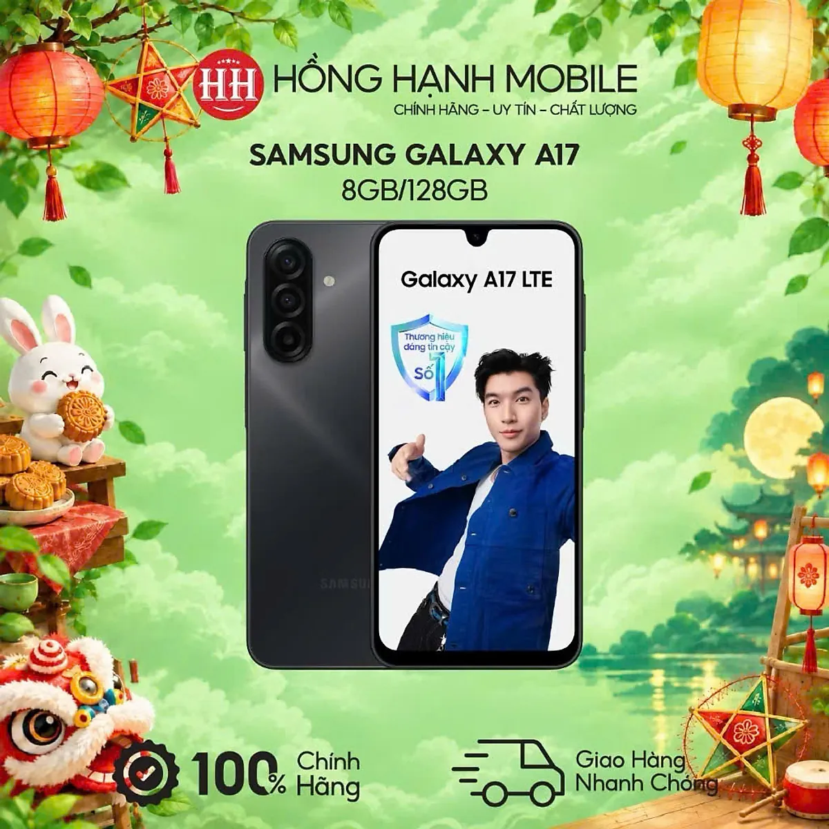 [BH 18 Tháng] Điện Thoại Samsung Galaxy A17 8GB/128GB - Hàng Chính Hãng