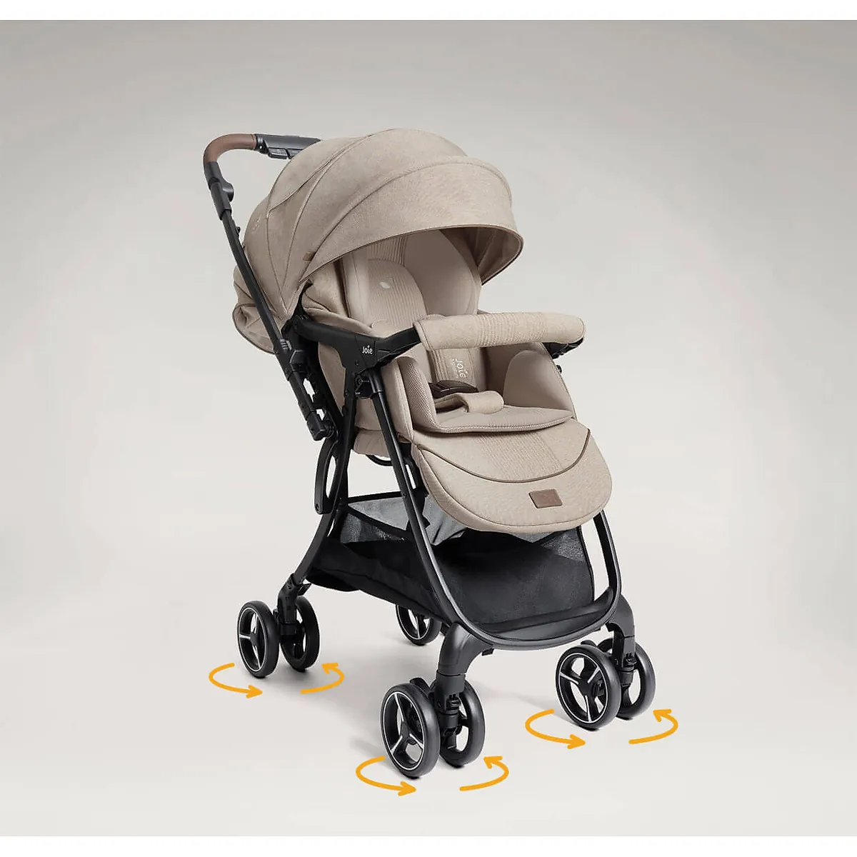 Xe đẩy trẻ em Joie SMA Baggi 4WD Drift W/RC Sandstone Hàng chính hãng