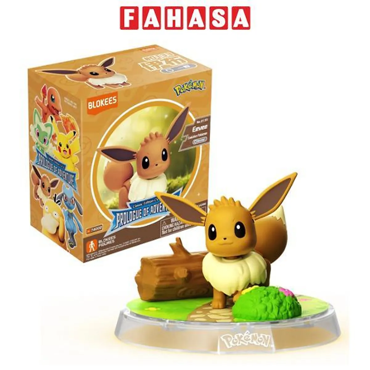 Đồ Chơi Lắp Ráp Mô Hình Mô Hình Pokemon - CV-S Prologue Of Adventure - Eevee - Blokees 74002