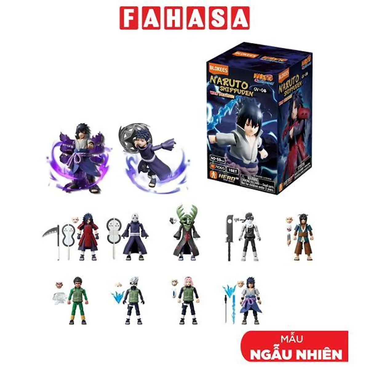 Blindbox Đồ Chơi Lắp Ráp Mô Hình Naruto - Shippuden Figures GV04 - War Begins - Blokees EN11